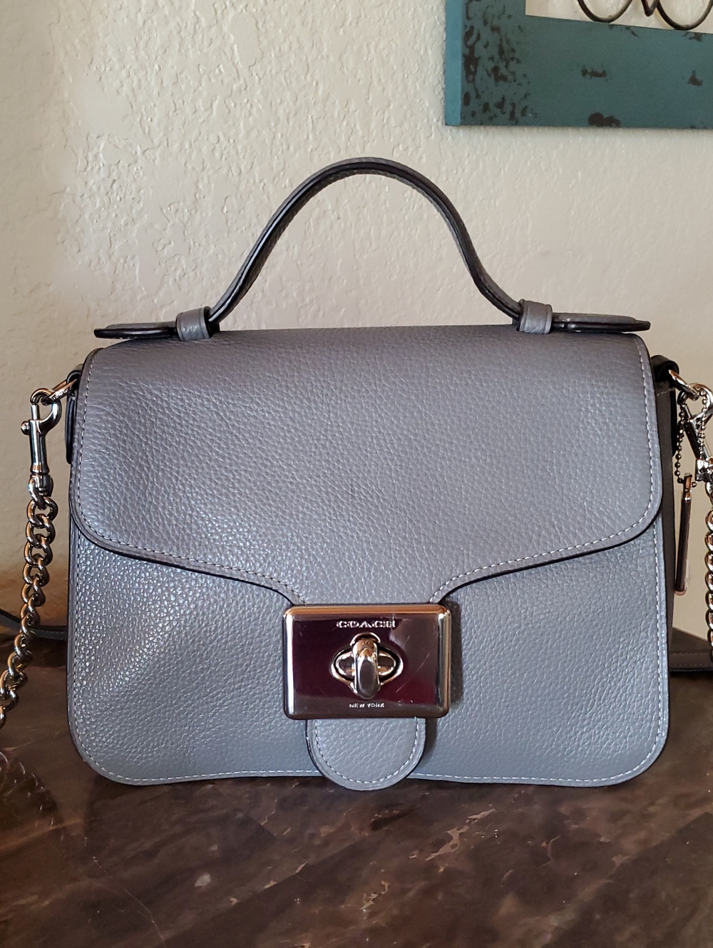Like NEW Coach Top Handle Cassidy Crossbody